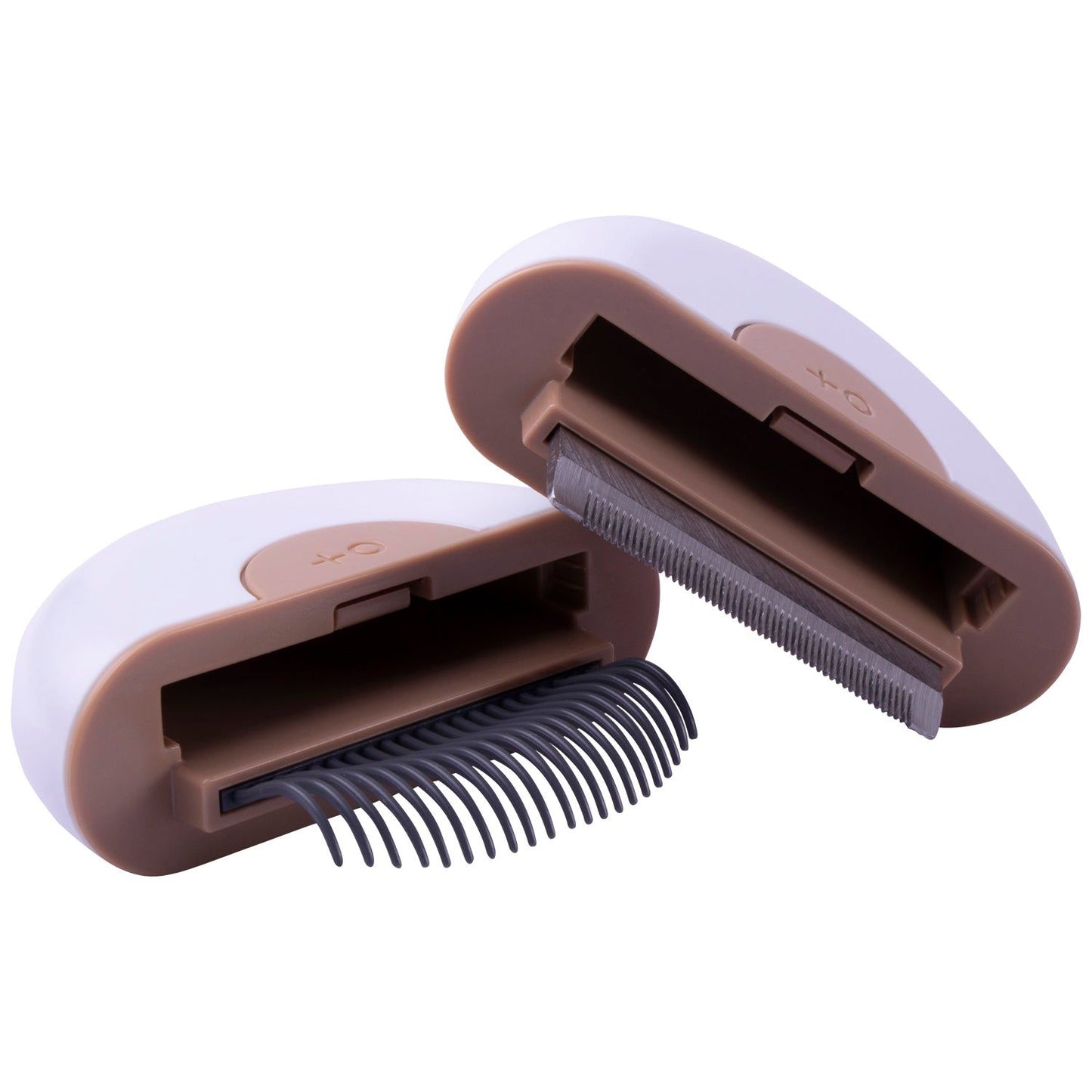 Travel pet grooming comb with dual-sided design for effective fur and mat removal by PawCounter.com