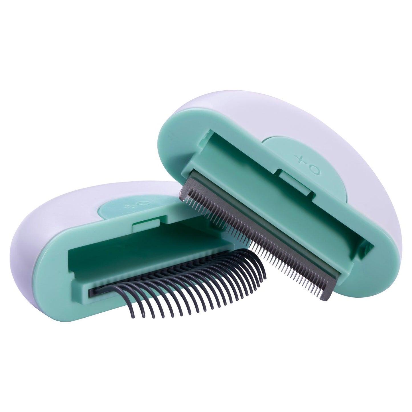 PawCounter.com travel pet grooming comb set with fine and wide teeth for easy pet hair removal