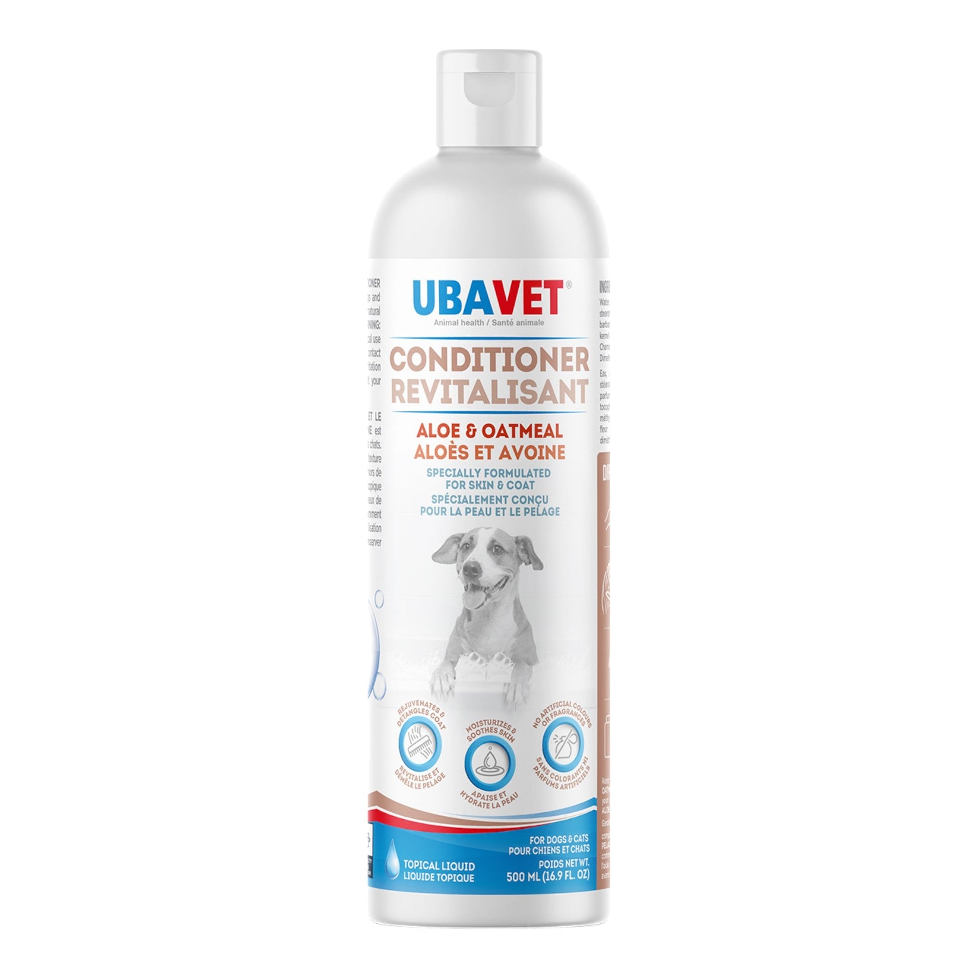 American Pet Supplies aloe oatmeal conditioner for pets UbaVet bottle for skin and coat care