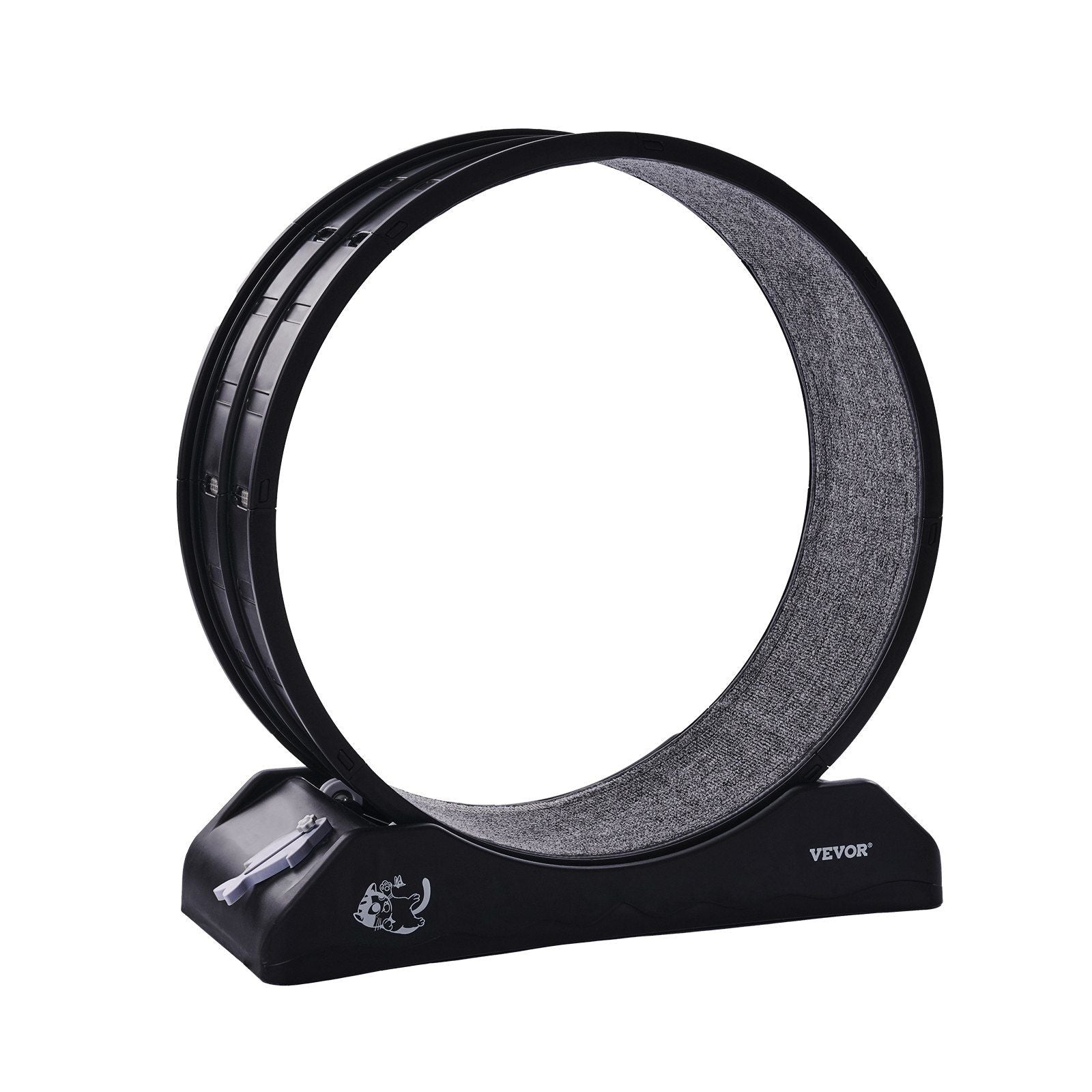 Vevor Cat Exercise Wheel Indoor for fitness and fun with a sturdy base and soft running surface