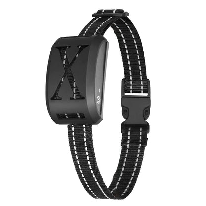 Adjustable wireless electric dog fence collar with a durable strap for secure pet containment
