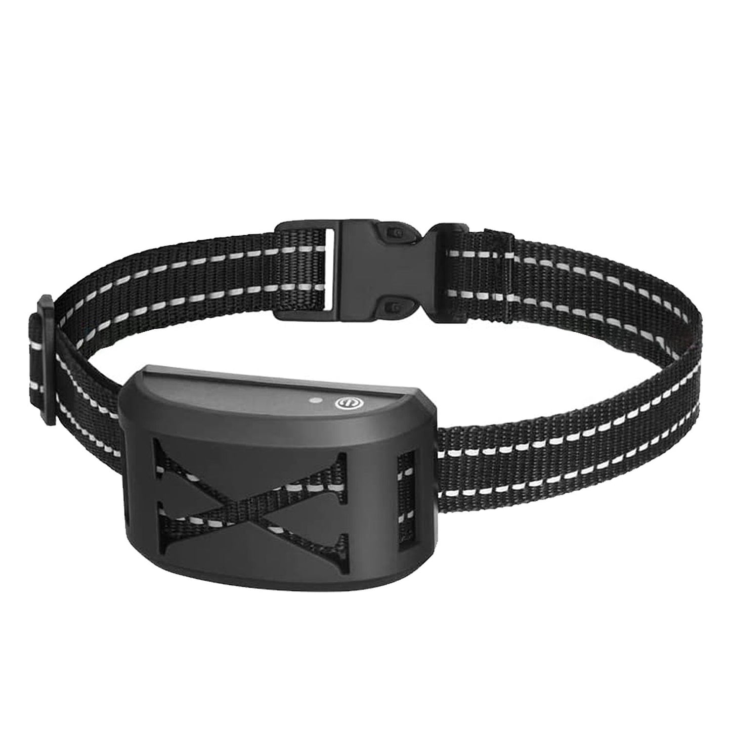 Wireless electric dog fence collar with adjustable strap and remote control features