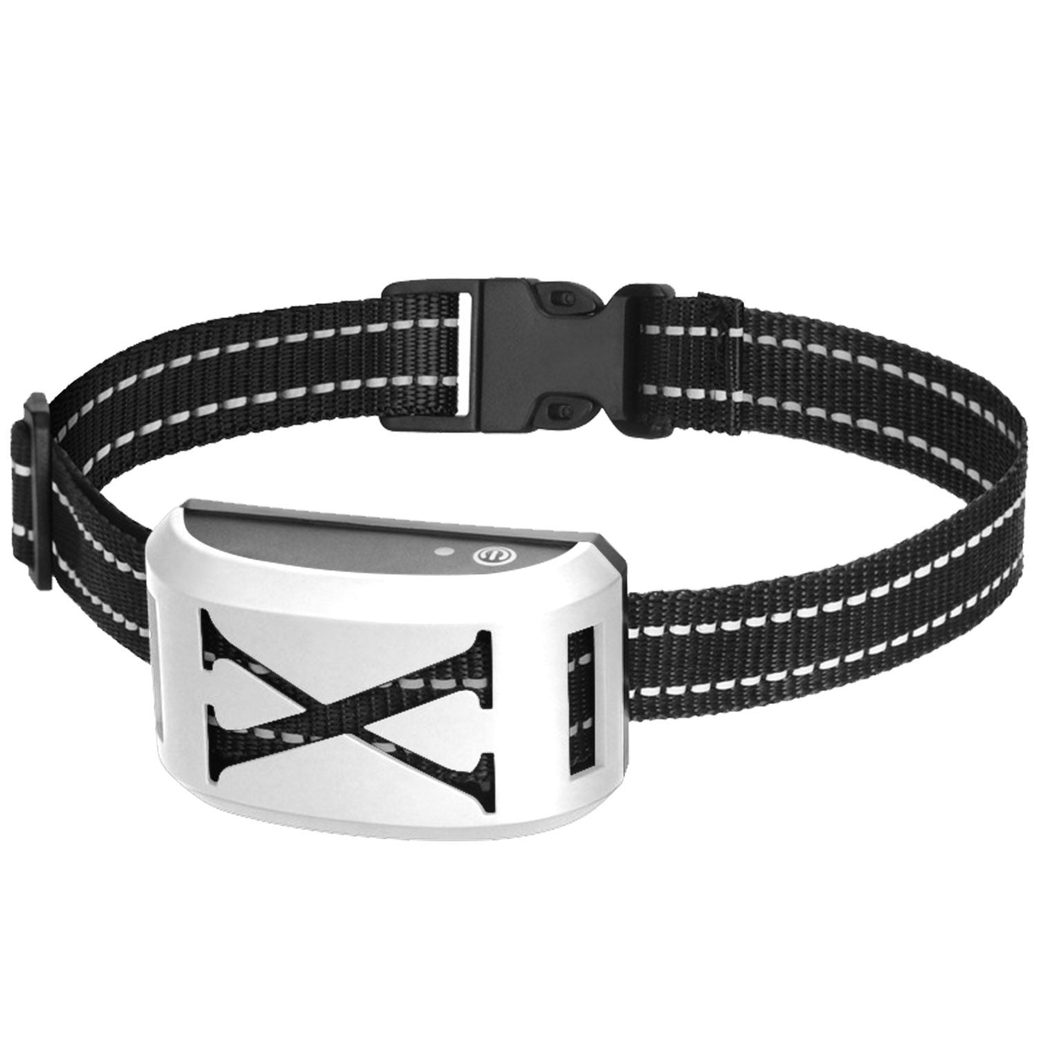 Rechargeable collar for wireless electric dog fence with adjustable strap and waterproof design