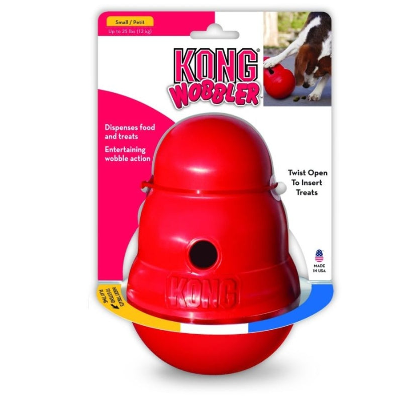 Kong Wobbler Dog Toy - Small (dogs Under 25 Lbs)