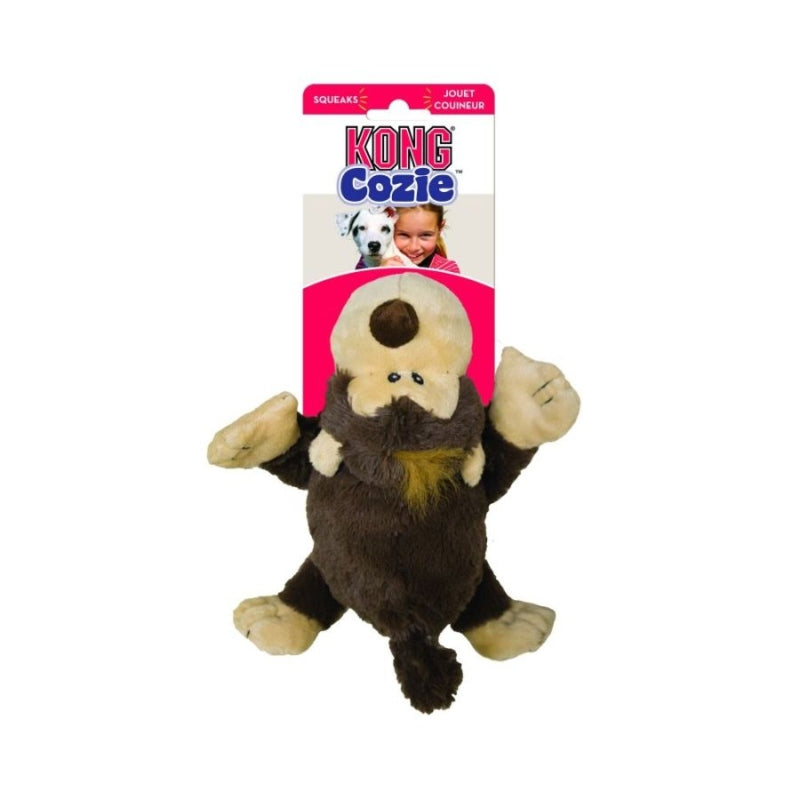 Kong Cozie Plush Toy - Spunky The Monkey - Medium - Spunky The Monkey