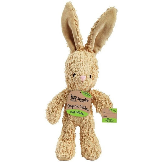 Spunky Pup Organic Cotton Bunny Dog Toy - Small - 1 Count