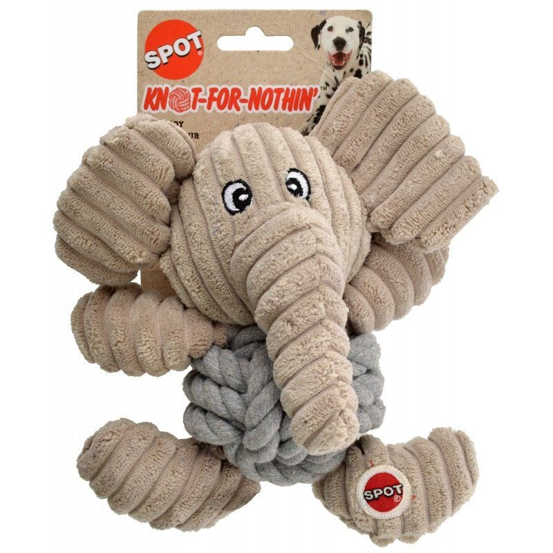 Spot Knot For Nothin Dog Toy - Assorted Styles - 1 Count (6.5" Long)