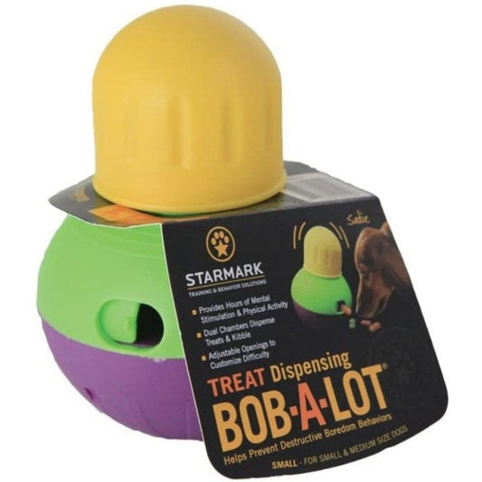 Starmark Bob-a-lot Treat Dispensing Toy Small - 1 Count